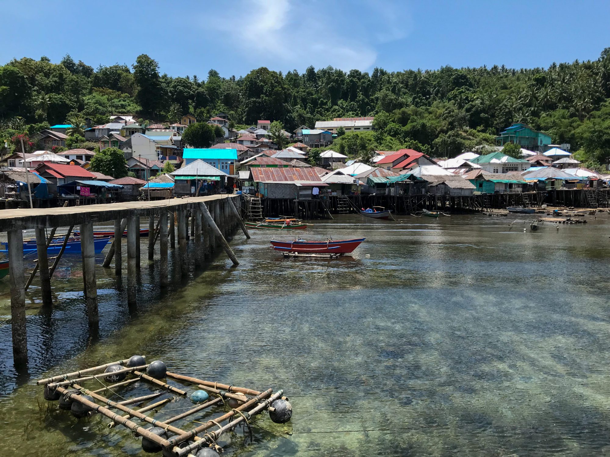 A sunny day in Bulutui village