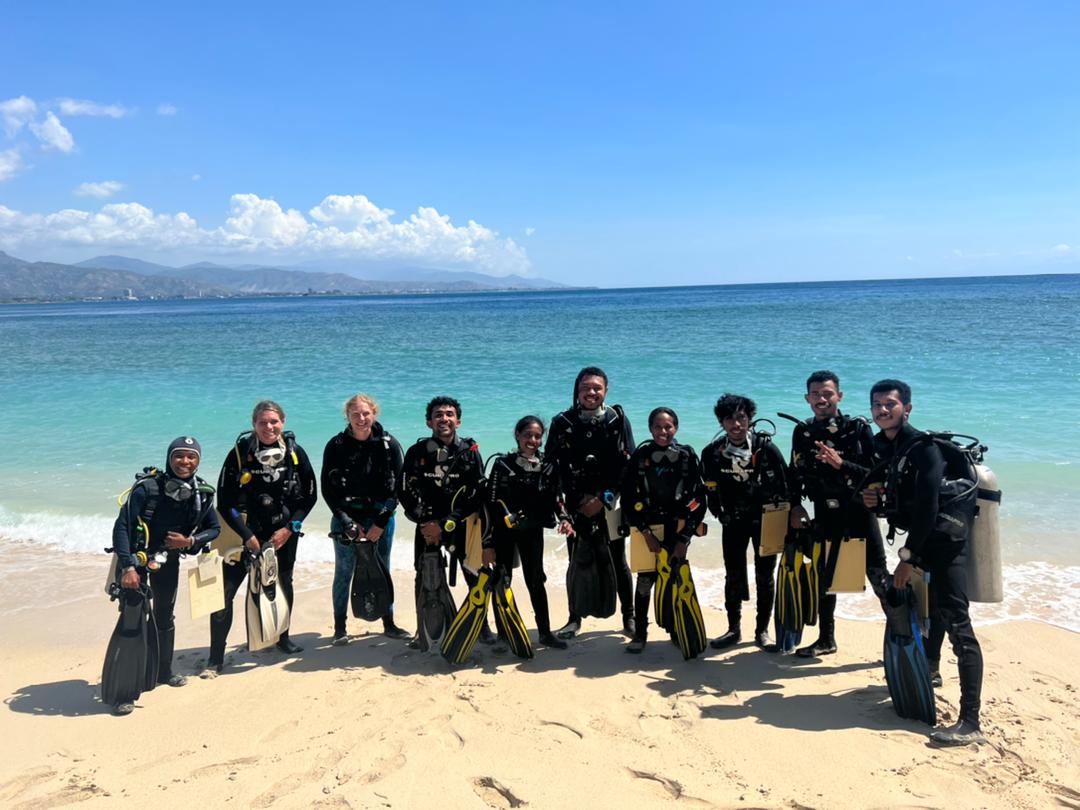 Timor Leste; Reef Check; Training; coral reef; scuba diving; staff; volunteers