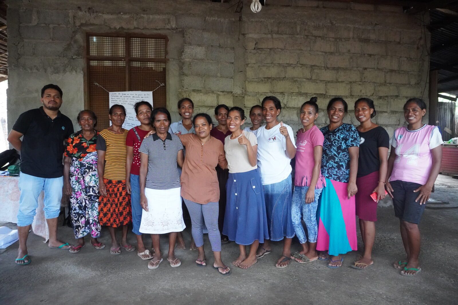 Tahi-Opu group from Bikeli, Atauro island, on their first financial inclusion training